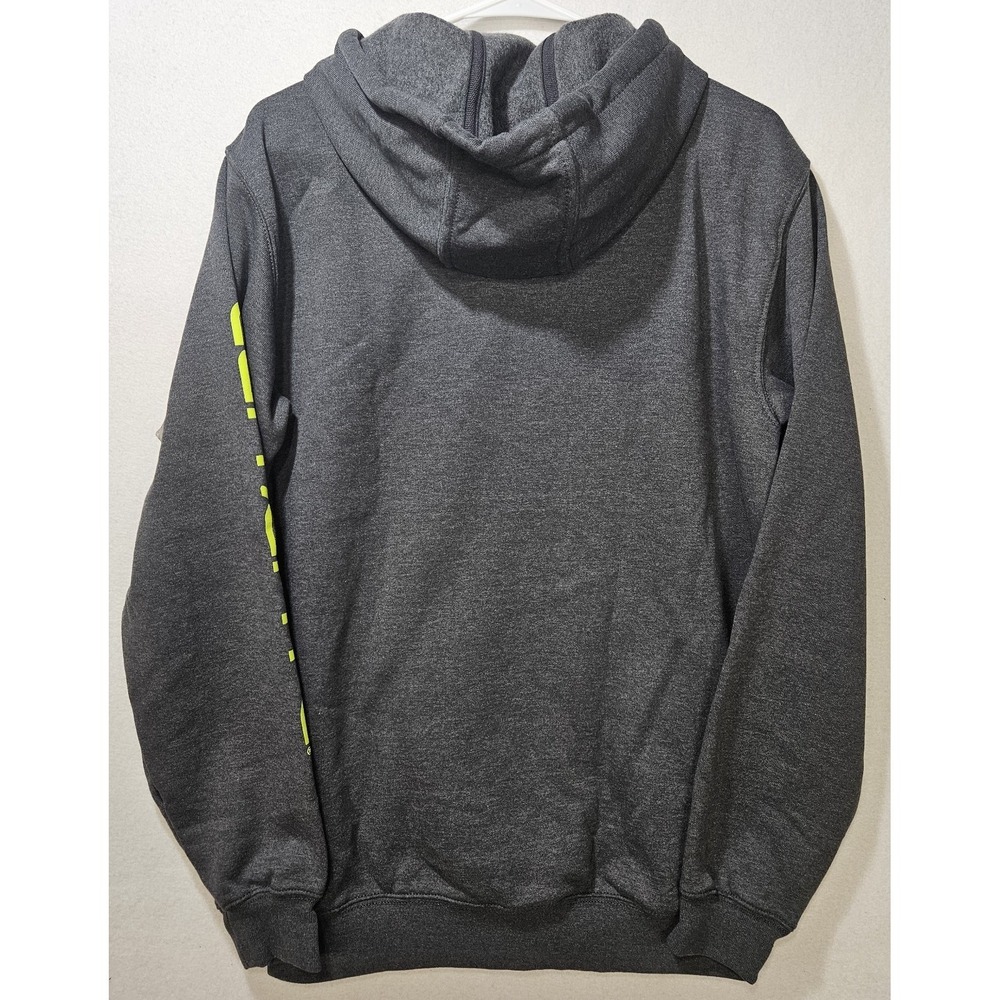 Carhartt Loose Fit Midweight Hoodie, Carbon Heather Gray, TS0288-M, Men's SM - Picture 2 of 10